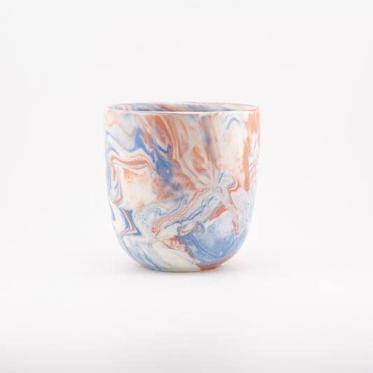 8158 Unique mix wave cup size E - Glossy glaze outside