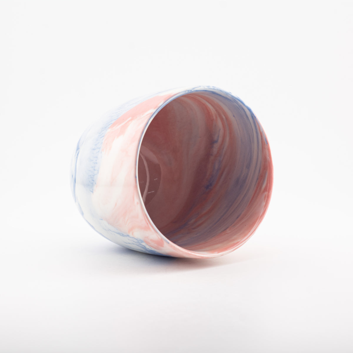 8161 Unique mix wave cup size E - Glossy glaze outside