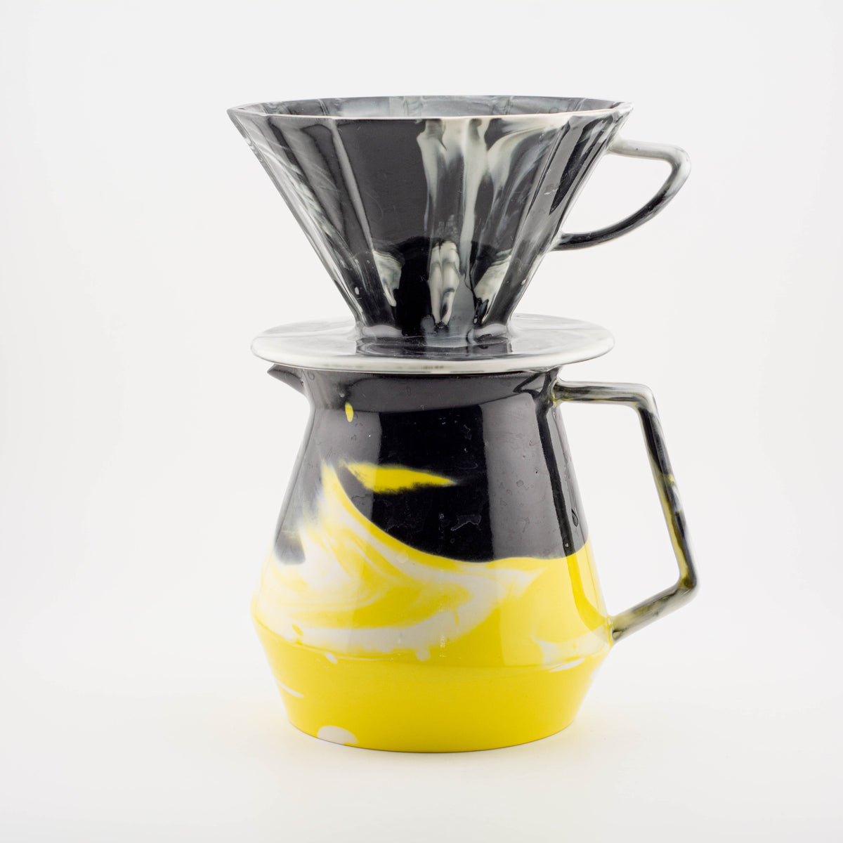 49023 Outlet - MK Coffee Server + MK V Dripper Cone 02 – Large - glossy