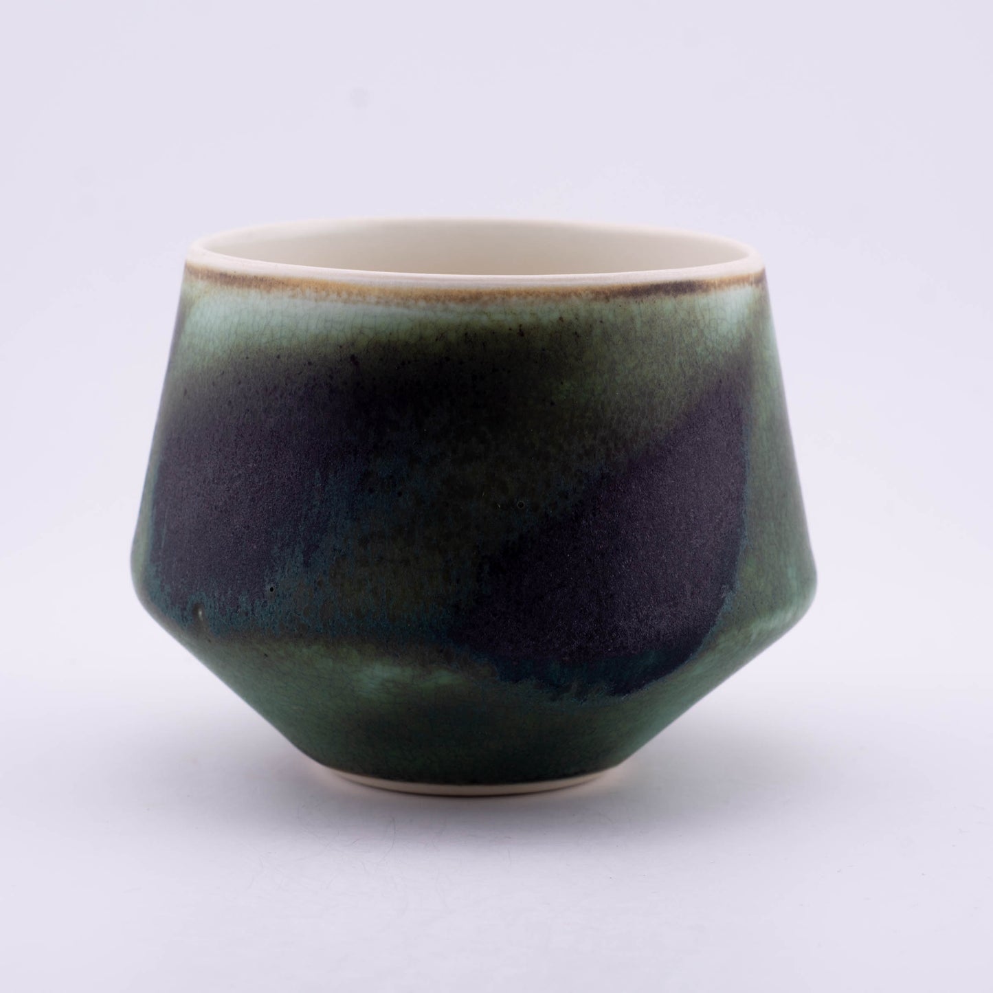 Handmade Porcelain Coffee Cup | MK Studio | Rusty turquoise
