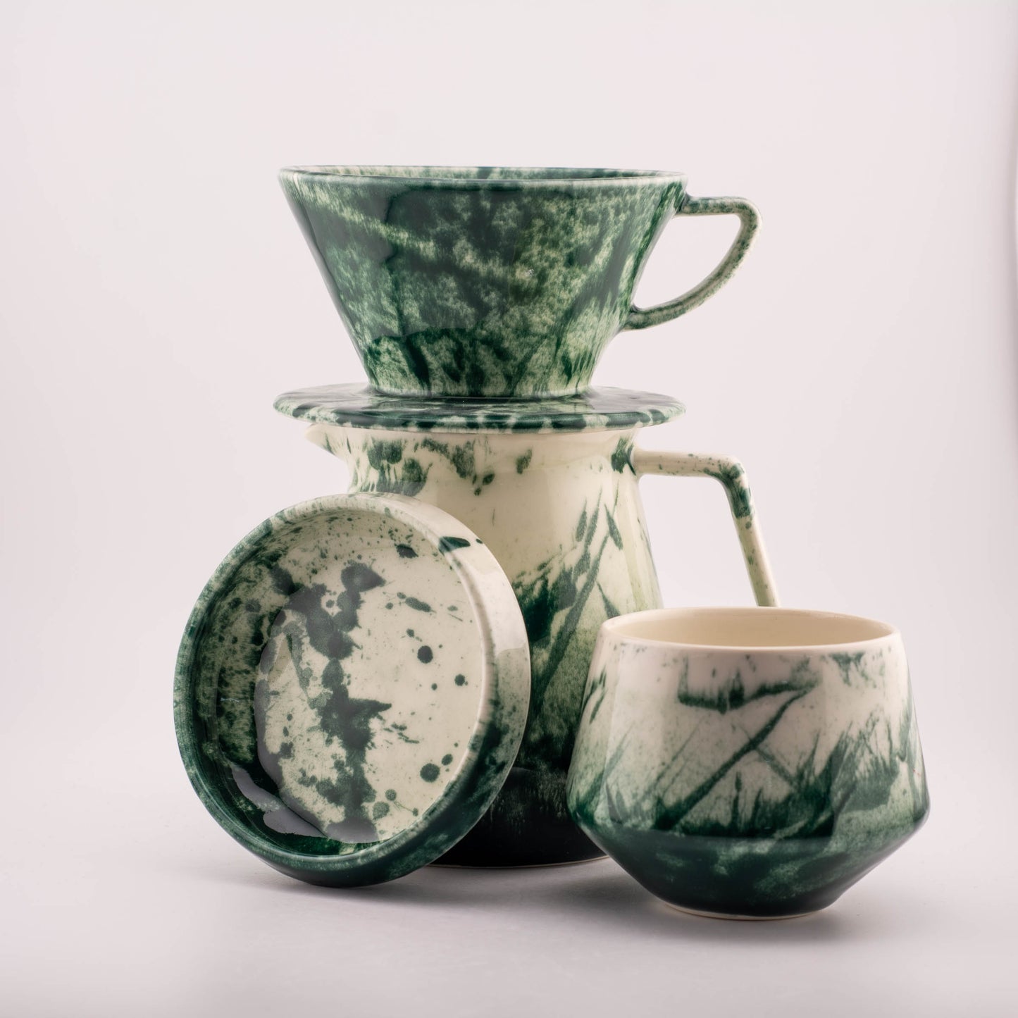 7228 MK Dripper V2 Complete Brewing Set Green splash