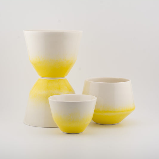 Handmade Porcelain Coffee Cup | MK Studio | Sunshine