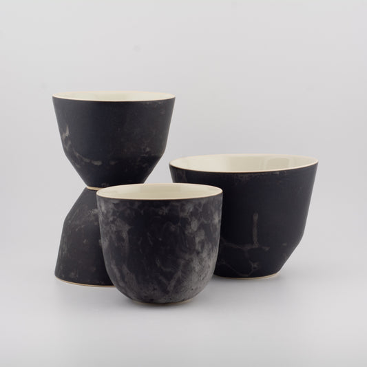 Handmade Porcelain Coffee Cup | MK Studio | Moon