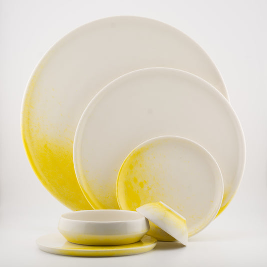 Handmade Porcelain Plates and Bowls | MK Studio | Sunshine