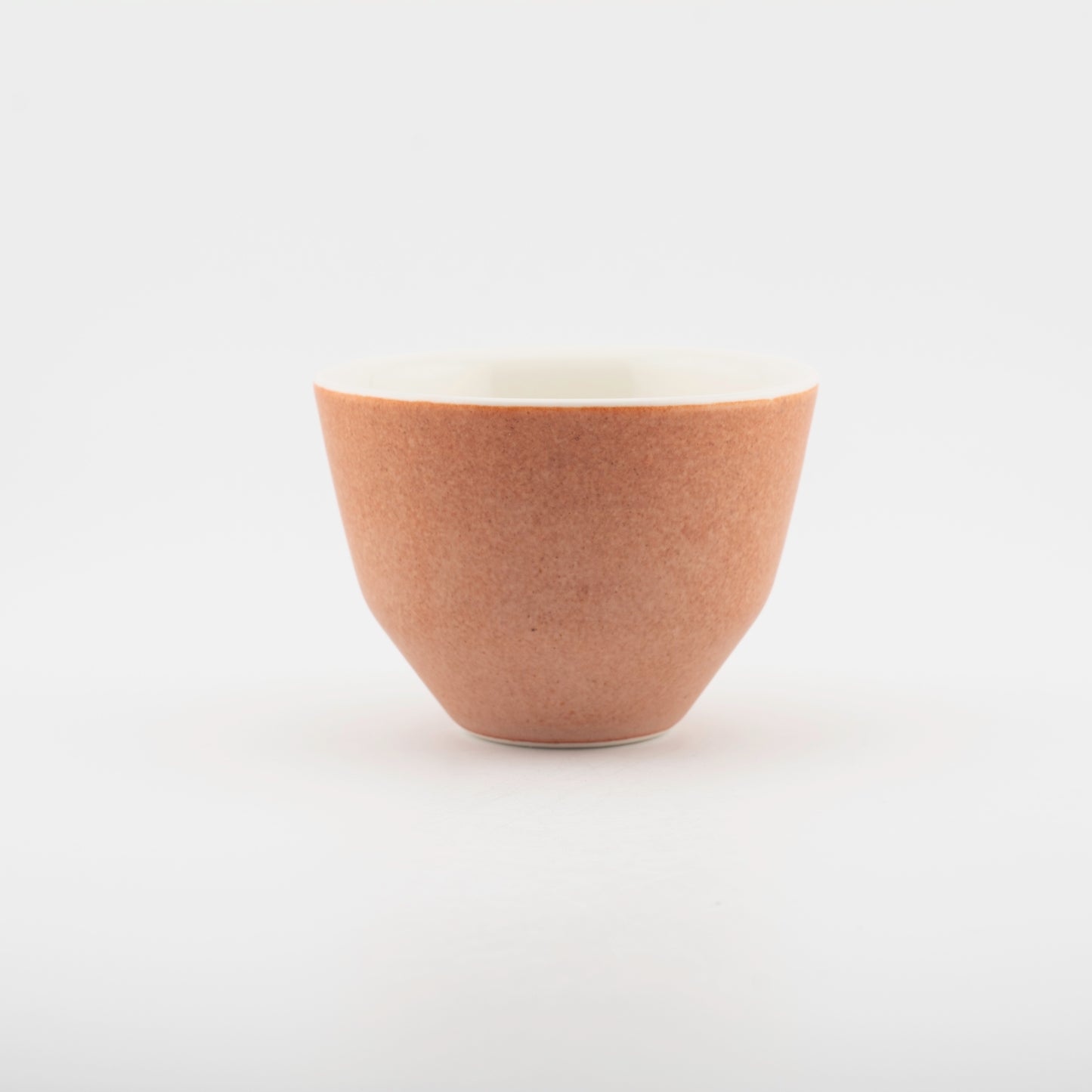 Handmade Porcelain Coffee Cup | MK Studio | Brown brick