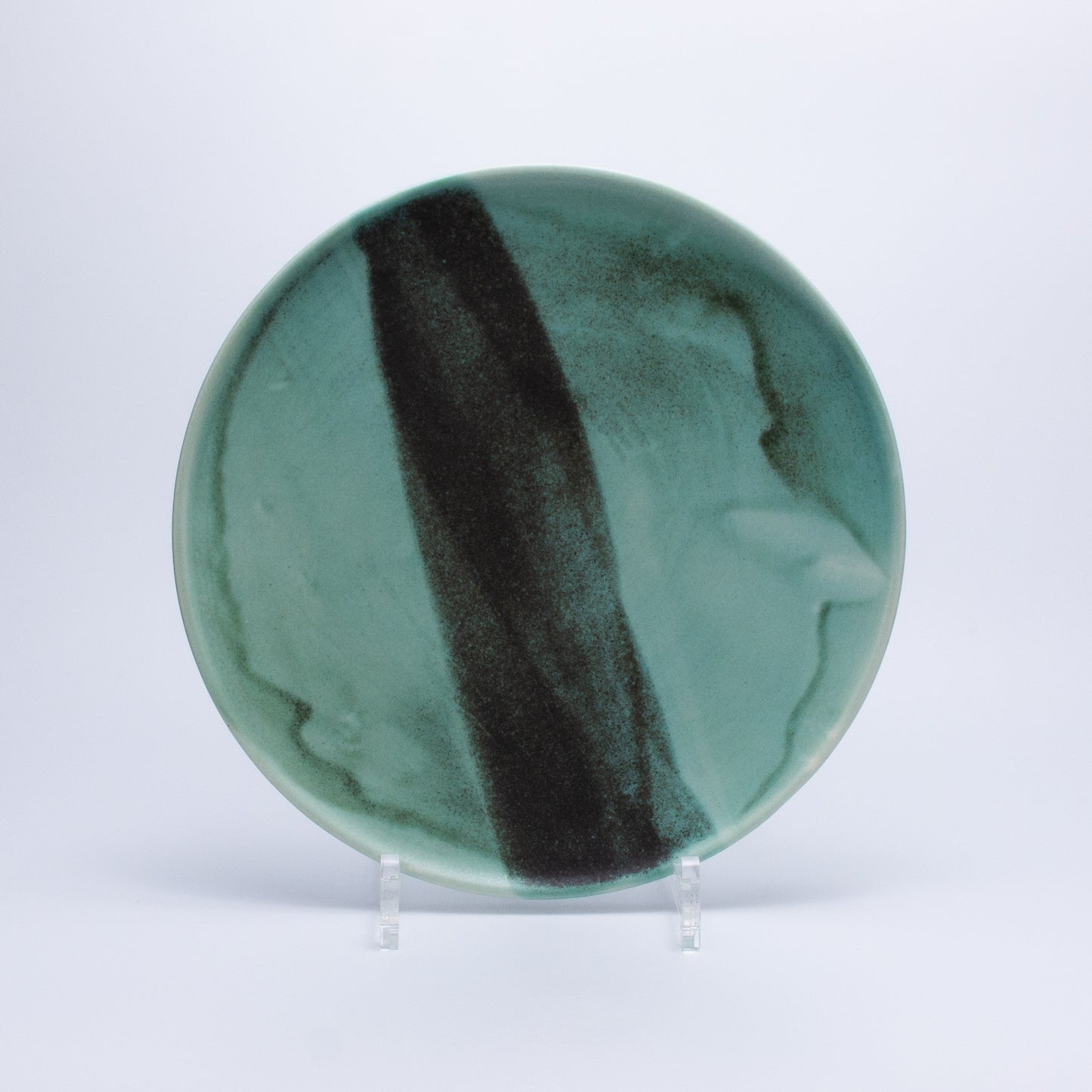 Handmade Porcelain Plates and Bowls | MK Studio | Turquoise spot