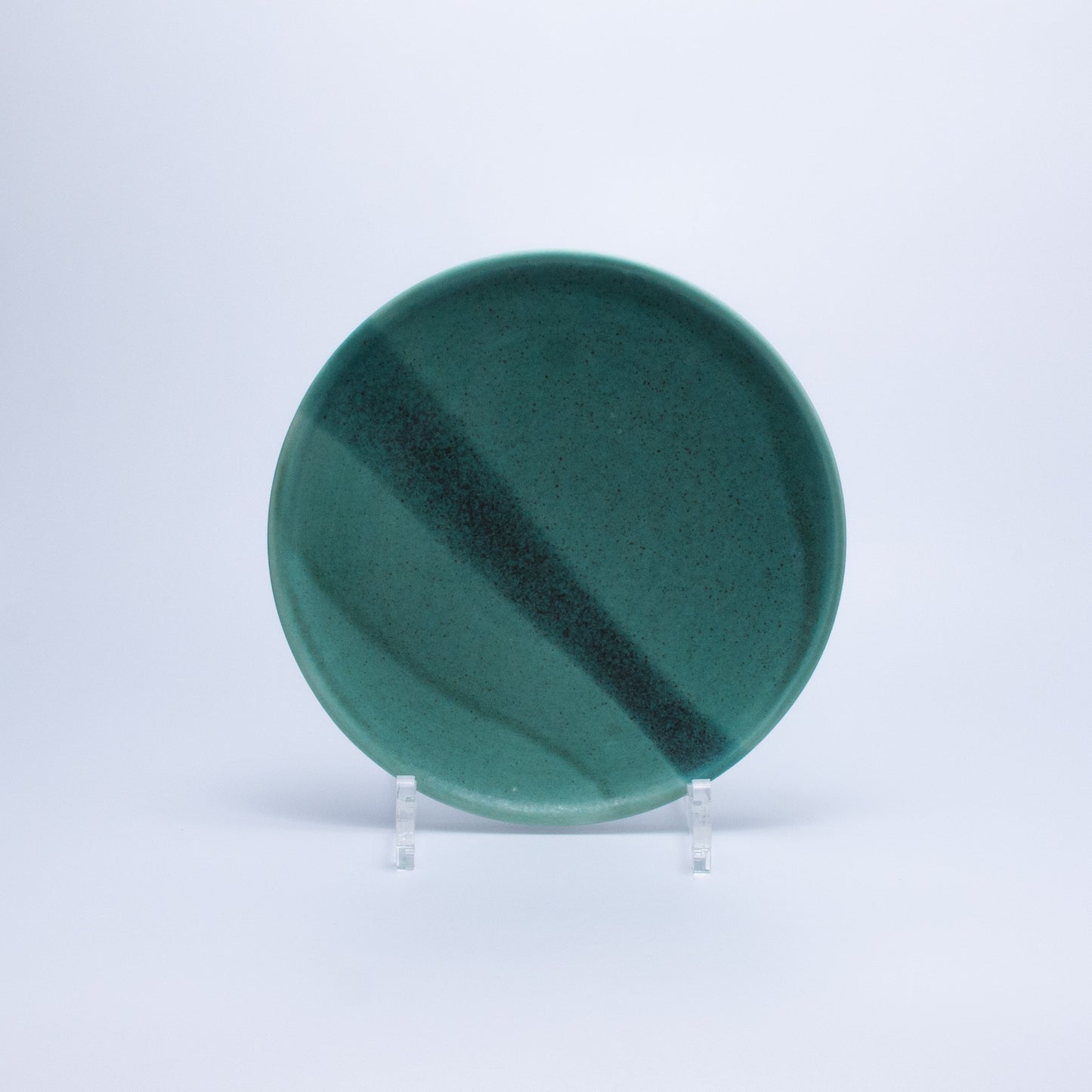 Handmade Porcelain Plates and Bowls | MK Studio | Turquoise spot