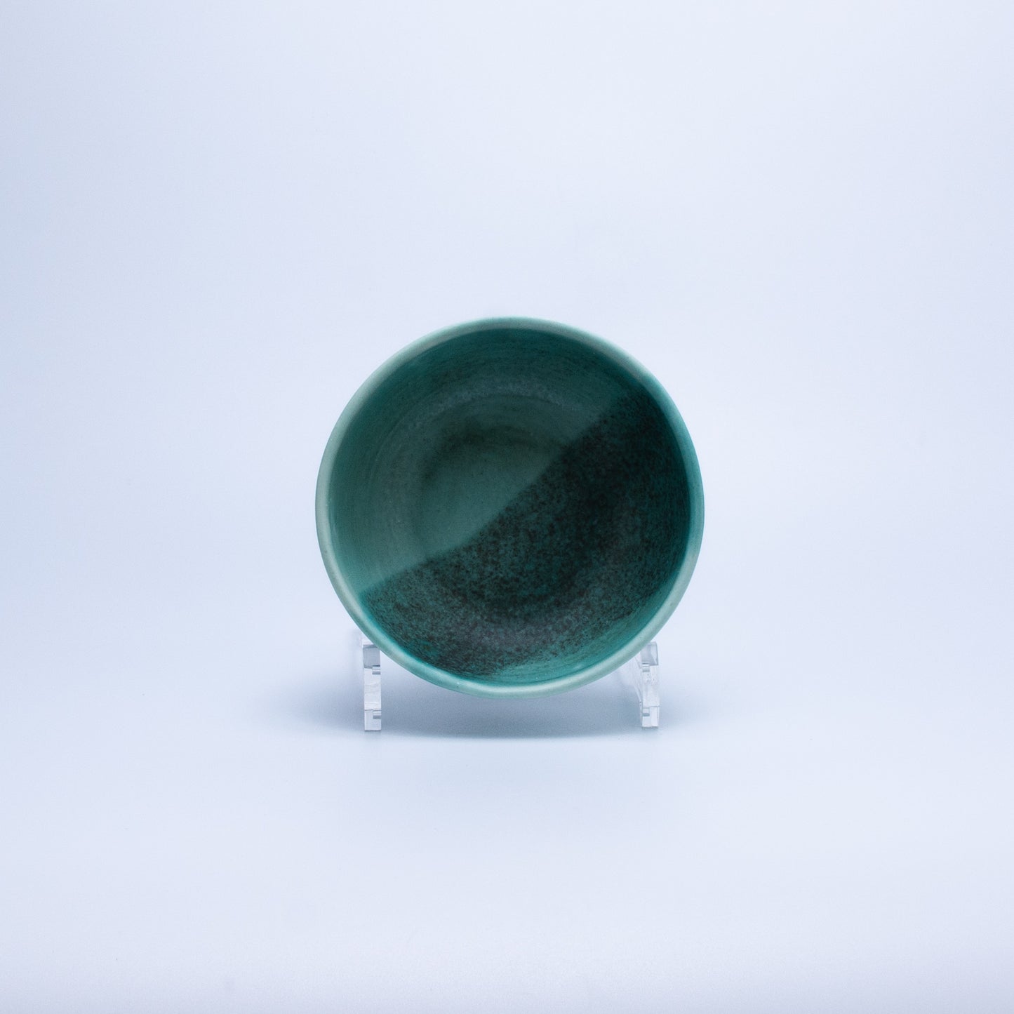 Handmade Porcelain Plates and Bowls | MK Studio | Turquoise spot