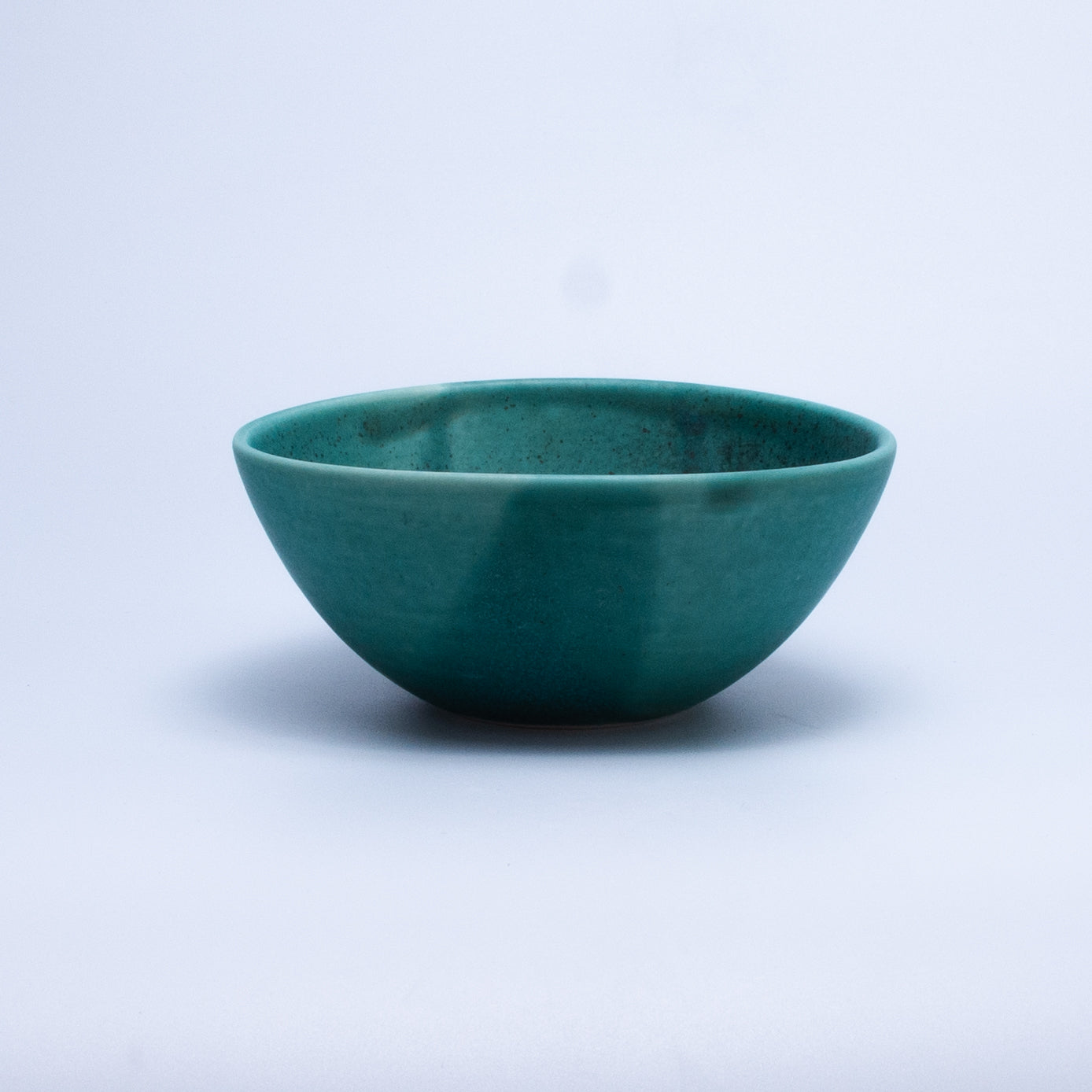 Handmade Porcelain Plates and Bowls | MK Studio | Turquoise spot