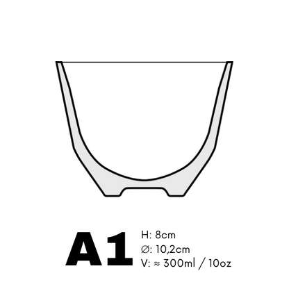 Handmade Porcelain Coffee Cup | MK Studio | Denim blue