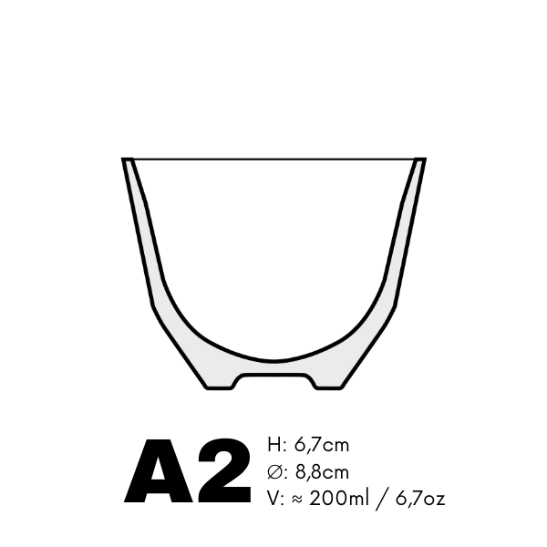 Håndlavet porcelæn kaffekop | MK Studio | Hvid måtte