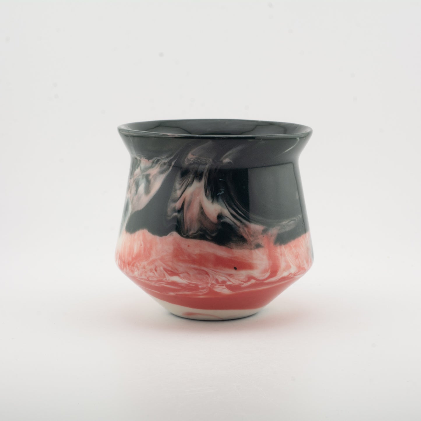 RIDGE - Handmade Porcelain Tasting Cup - WATERMELON