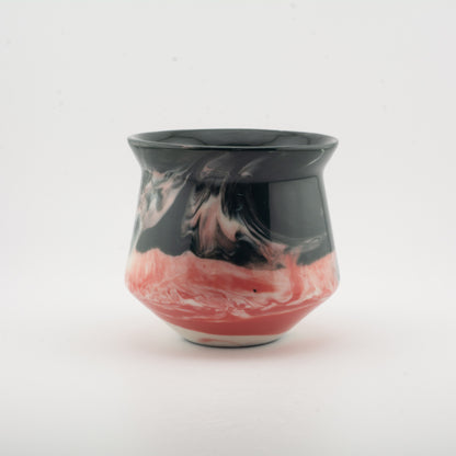 RIDGE - Handmade Porcelain Tasting Cup - WATERMELON