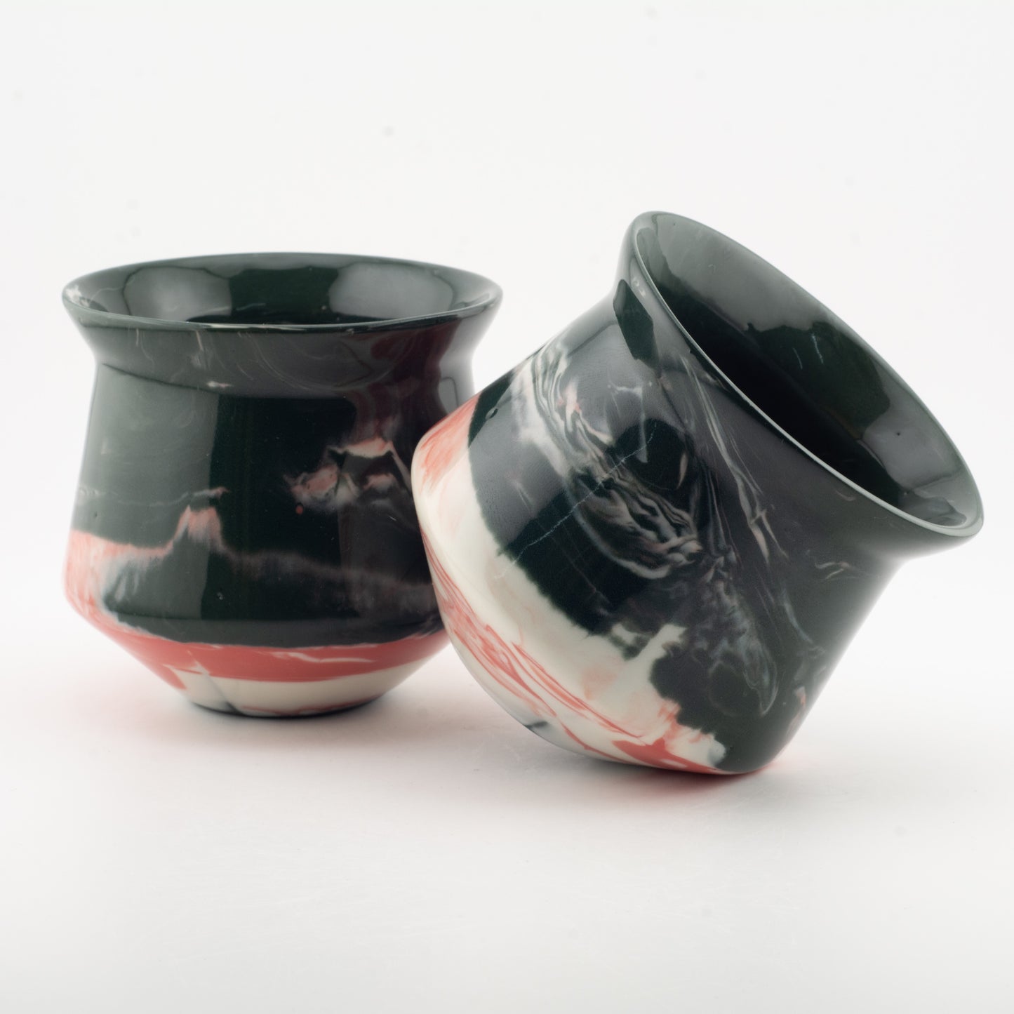 RIDGE - Handmade Porcelain Tasting Cup - WATERMELON