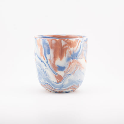 8158 Unique mix wave cup size E - Glossy glaze outside