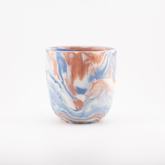 8158 Unique mix wave cup size E - Glossy glaze outside