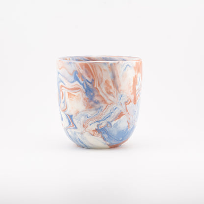 8158 Unique mix wave cup size E - Glossy glaze outside