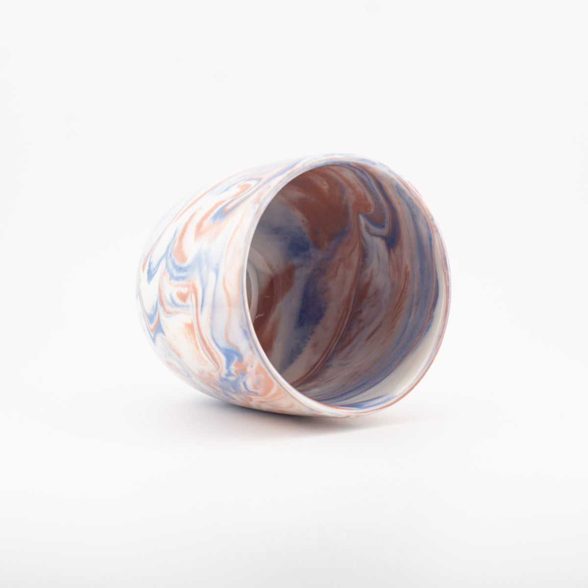 8158 Unique mix wave cup size E - Glossy glaze outside