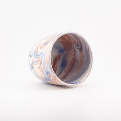 8158 Unique mix wave cup size E - Glossy glaze outside