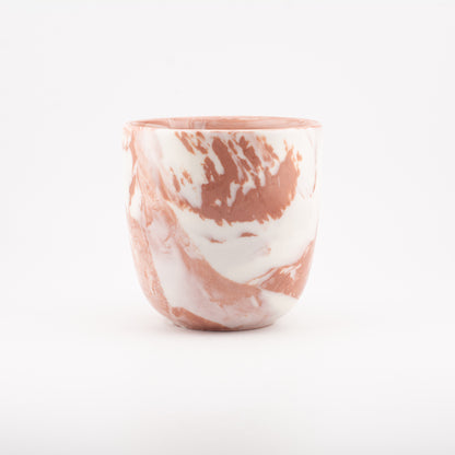 8160 Unique mix wave cup size E - Glossy glaze outside