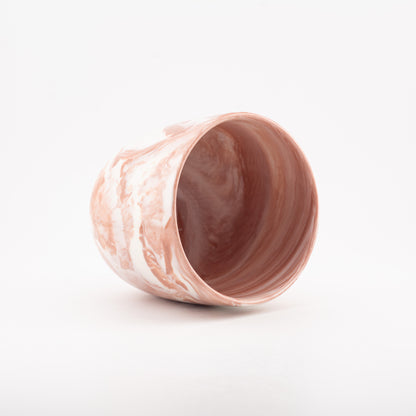 8160 Unique mix wave cup size E - Glossy glaze outside