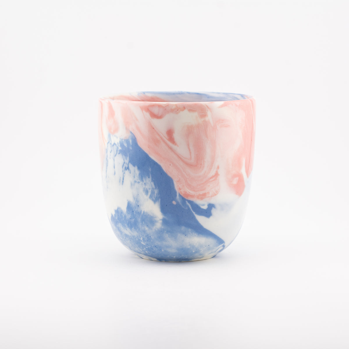 8161 Unique mix wave cup size E - Glossy glaze outside