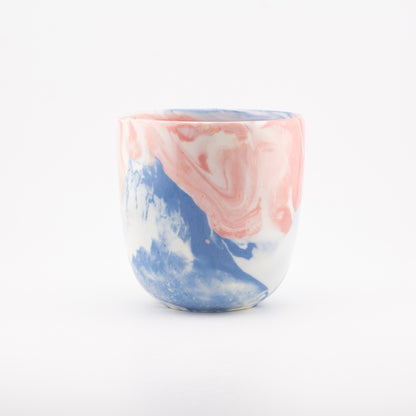 8161 Unique mix wave cup size E - Glossy glaze outside