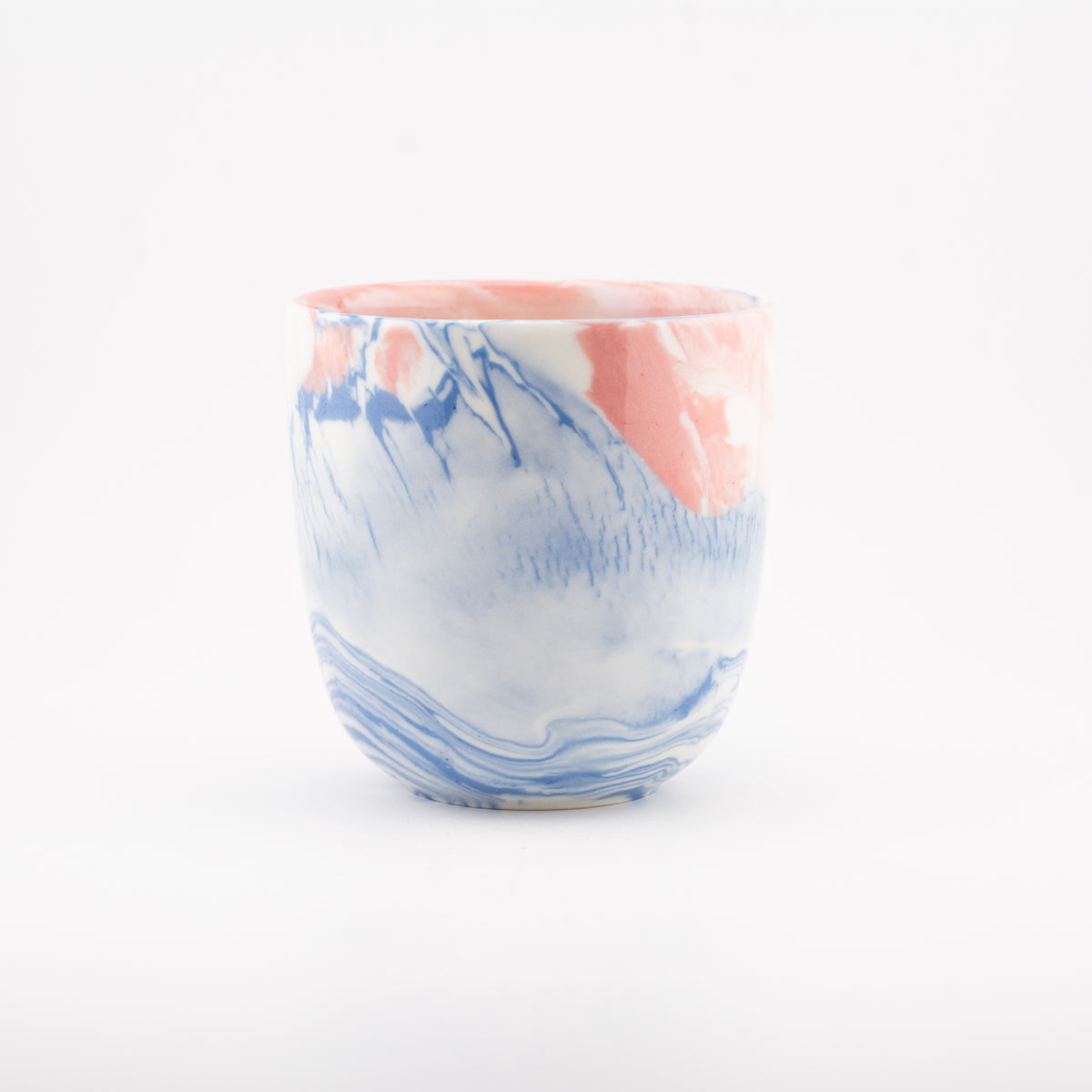 8161 Unique mix wave cup size E - Glossy glaze outside