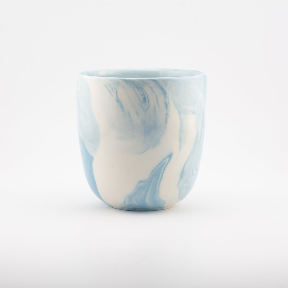8165 Unique mix wave cup size E - Glossy glaze outside