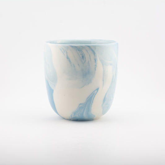 8165 Unique mix wave cup size E - Glossy glaze outside