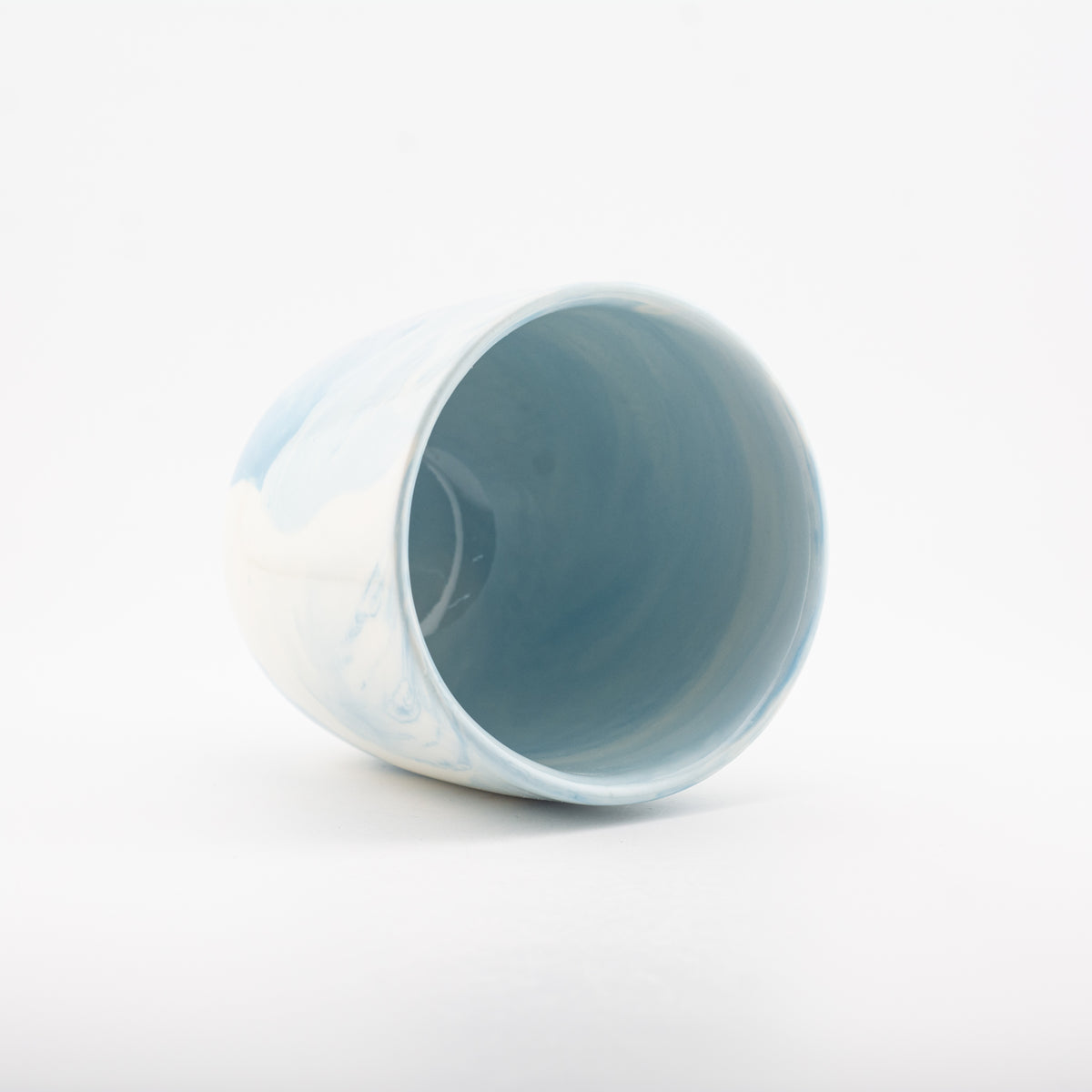 8165 Unique mix wave cup size E - Glossy glaze outside