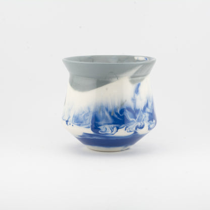 8122  RIDGE - Handmade Porcelain Tasting Cup