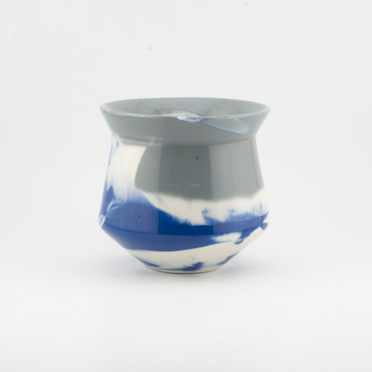 8122  RIDGE - Handmade Porcelain Tasting Cup