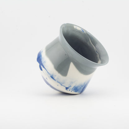 8122  RIDGE - Handmade Porcelain Tasting Cup