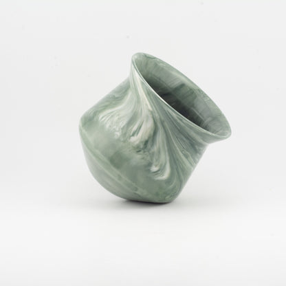 8124  RIDGE - Handmade Porcelain Tasting Cup