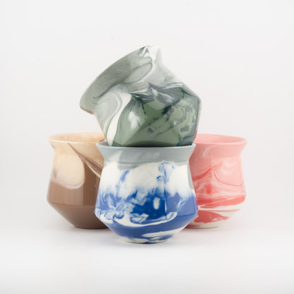 RIDGE – Handmade Porcelain Tasting Cup - PREORDER FOR AUGUST****