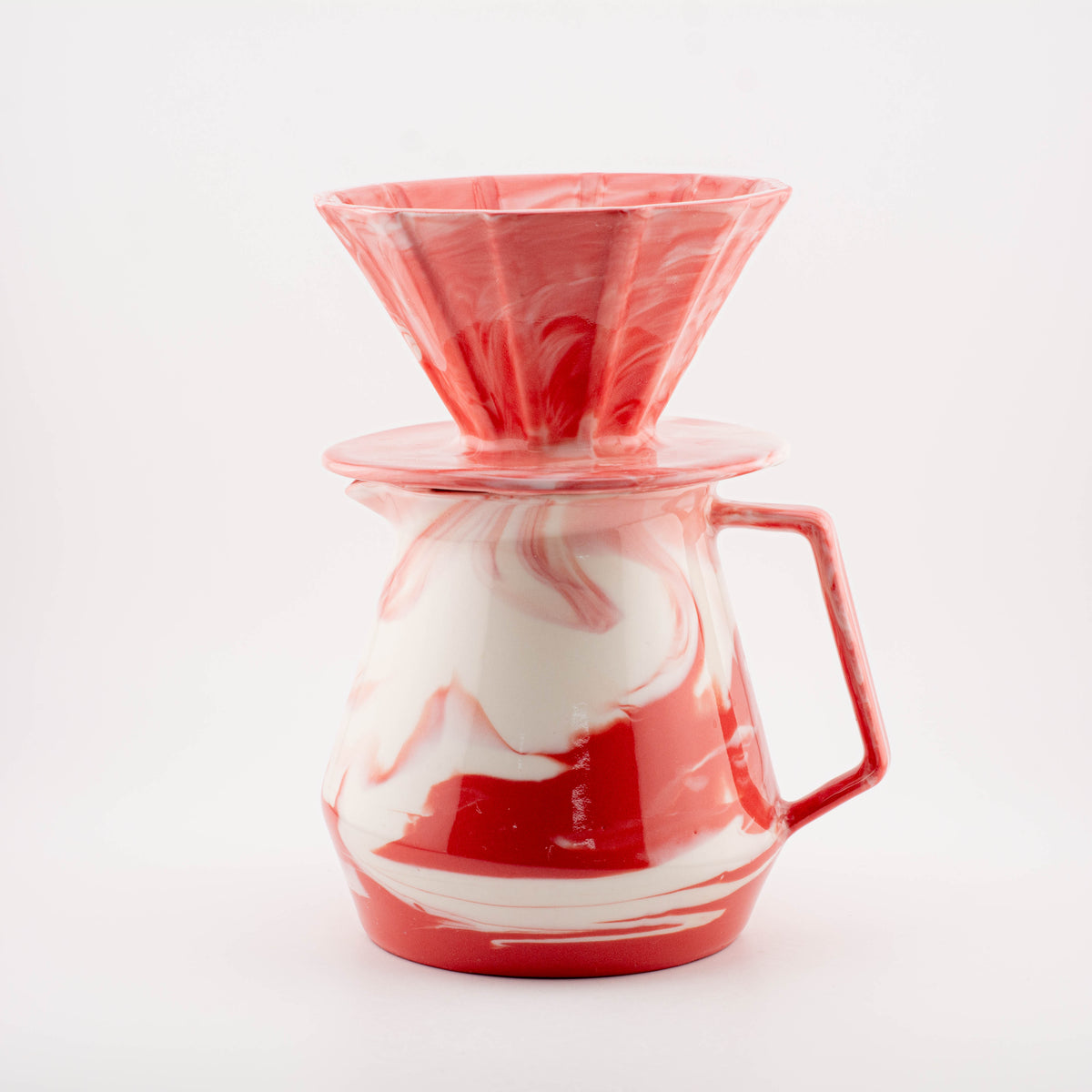 49007 Outlet - MK Coffee Server + MK V Dripper Cone 01 – Small - glossy