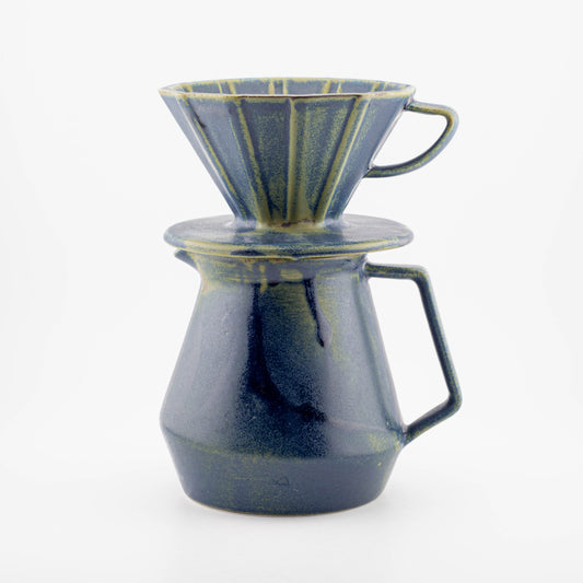 49010 Outlet - MK Coffee Server + MK V Dripper Cone 01 – Small - glossy