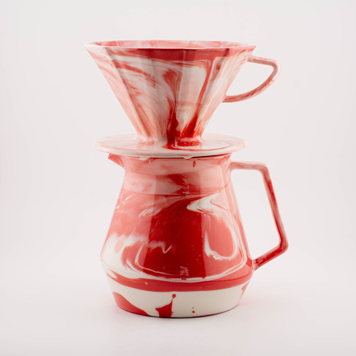 49011 Outlet - MK Coffee Server + MK V Dripper Cone 02 – Large - glossy