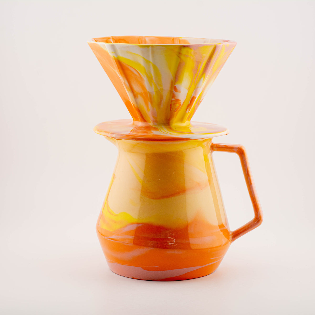 49019 Outlet - MK Coffee Server + MK V Dripper Cone 02 – Large - glossy