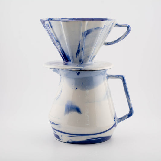 49020 Outlet - MK Coffee Server + MK V Dripper Cone 02 – Large - glossy