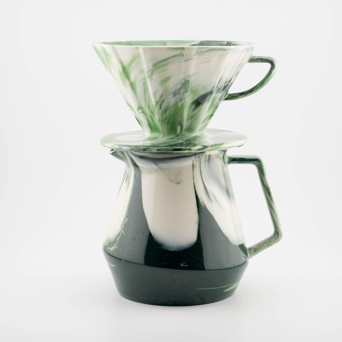 49021 Outlet - MK Coffee Server + MK V Dripper Cone 02 – Large - glossy