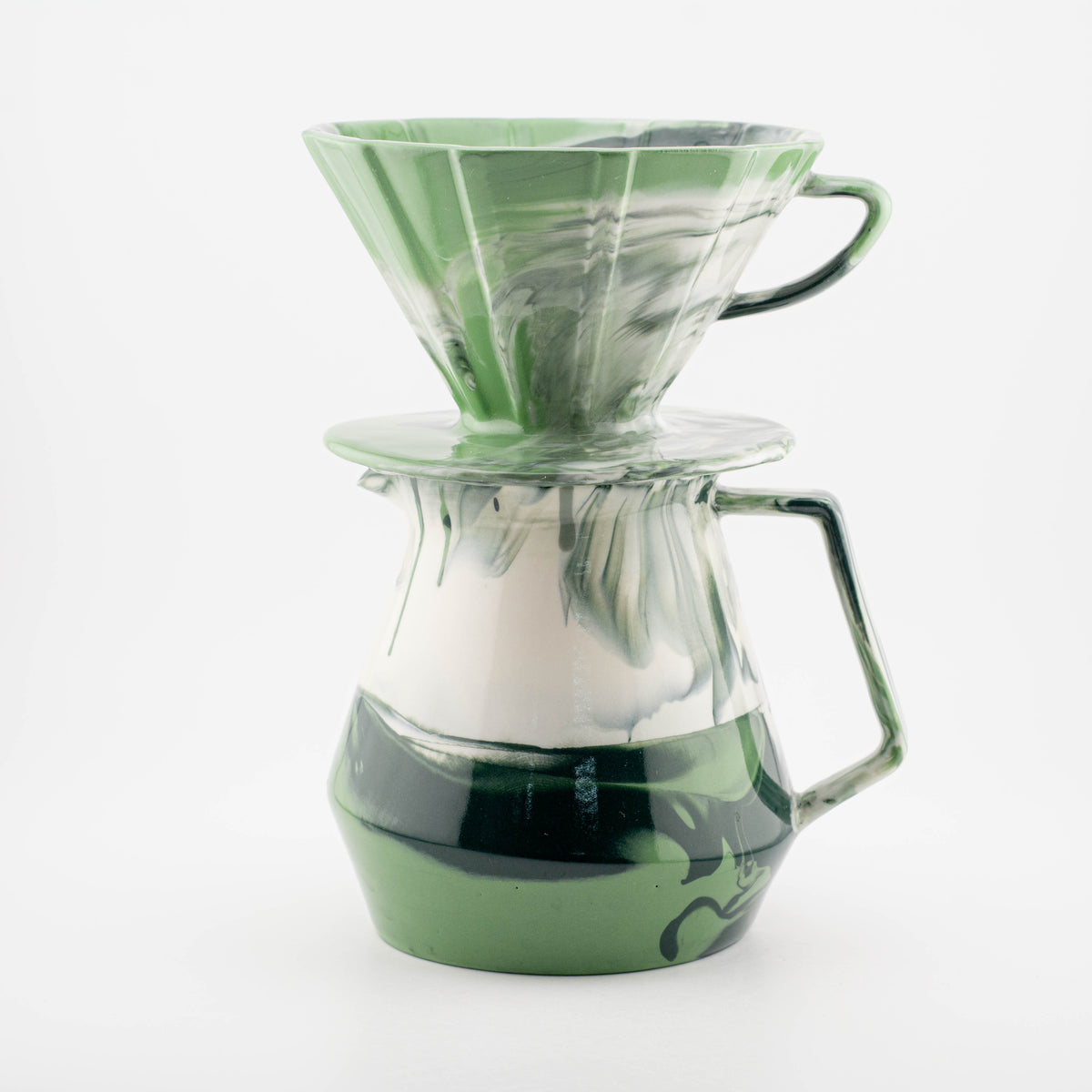 49022 Outlet - MK Coffee Server + MK V Dripper Cone 02 – Large - glossy