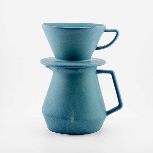 49026 Outlet - MK Coffee Server + MK Dripper Flat V2 - space blue