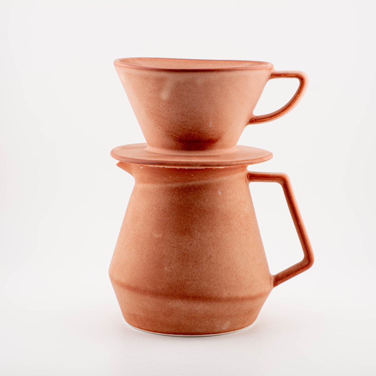 49029 Outlet - MK Coffee Server + MK Dripper - Brown Brick