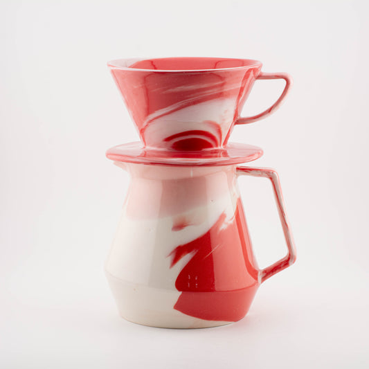 49032 Outlet - MK Coffee Server + MK Dripper - glossy