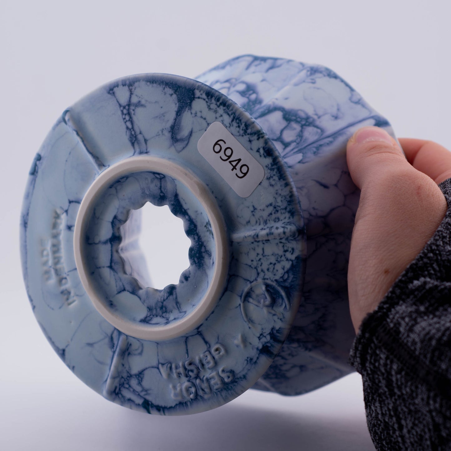 6949 MK V  - Conical Dripper - Double bubble blue