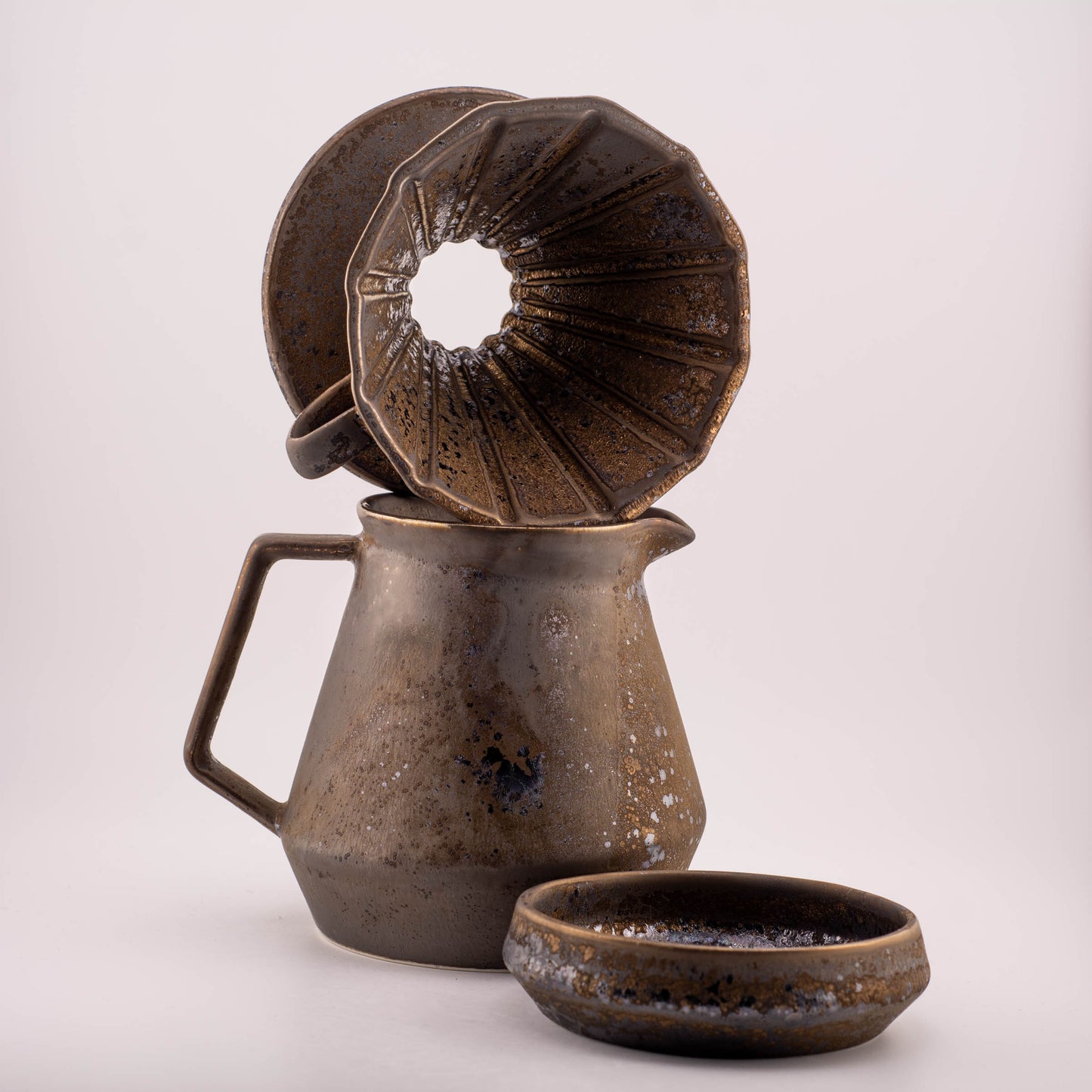 7224 MK V Pro Dripper / Server /Plate T - Set Meteorite