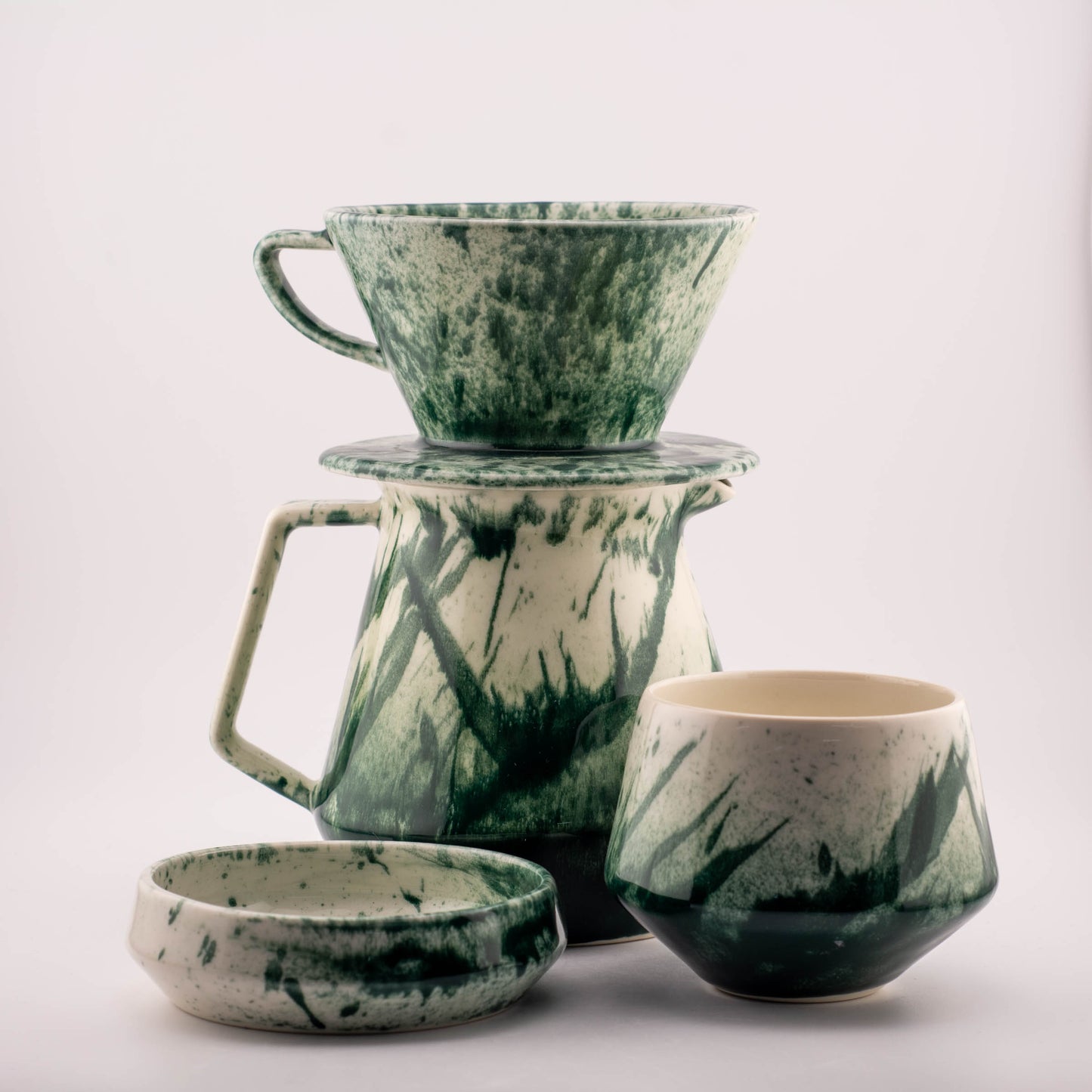 7226 MK Dripper V2 Complete Brewing Set Green splash