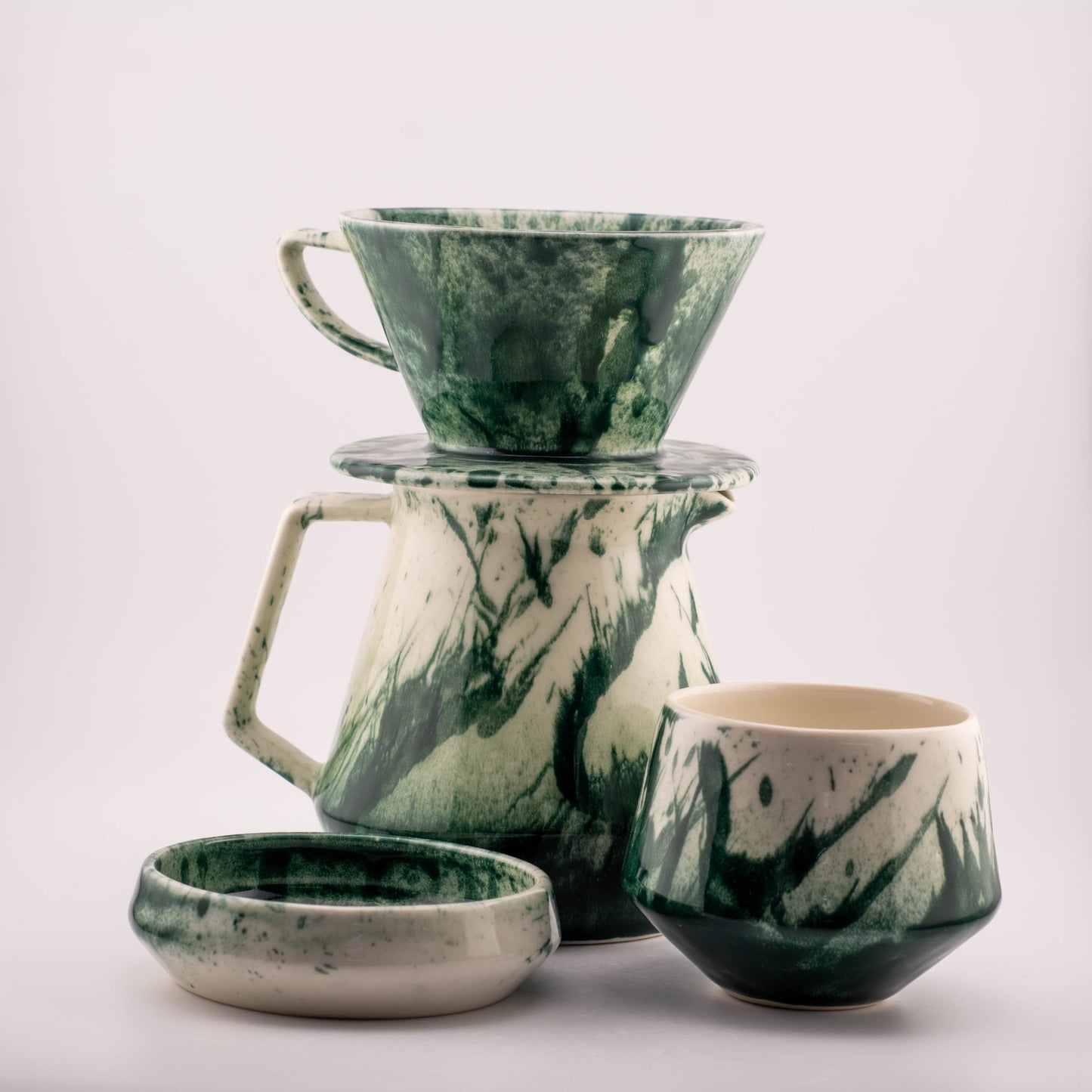 7227 MK Dripper V2 Complete Brewing Set Green splash